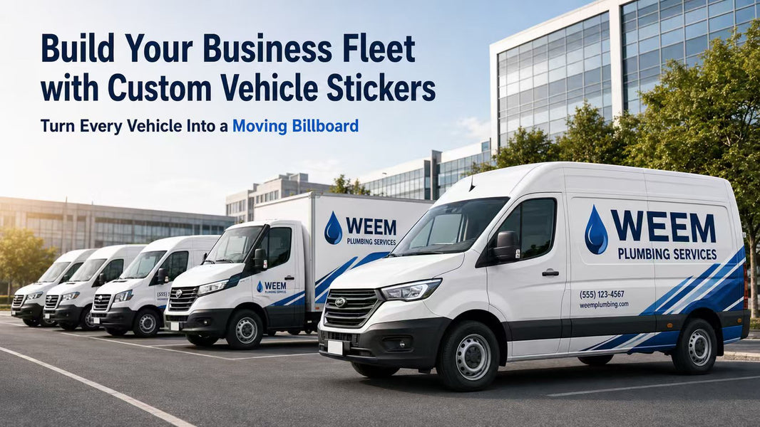 How to Brand Your Business Fleet with Custom Vehicle Decals