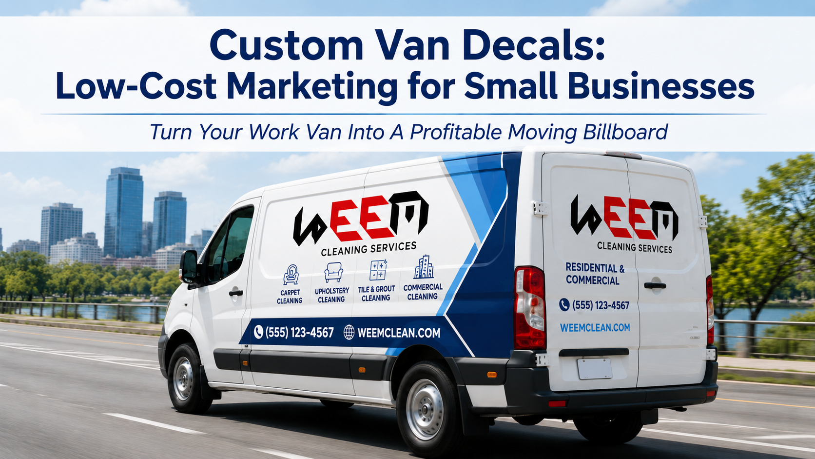 Custom Van Decals for Service Businesses: Turn Your Van Into a Marketing Machine