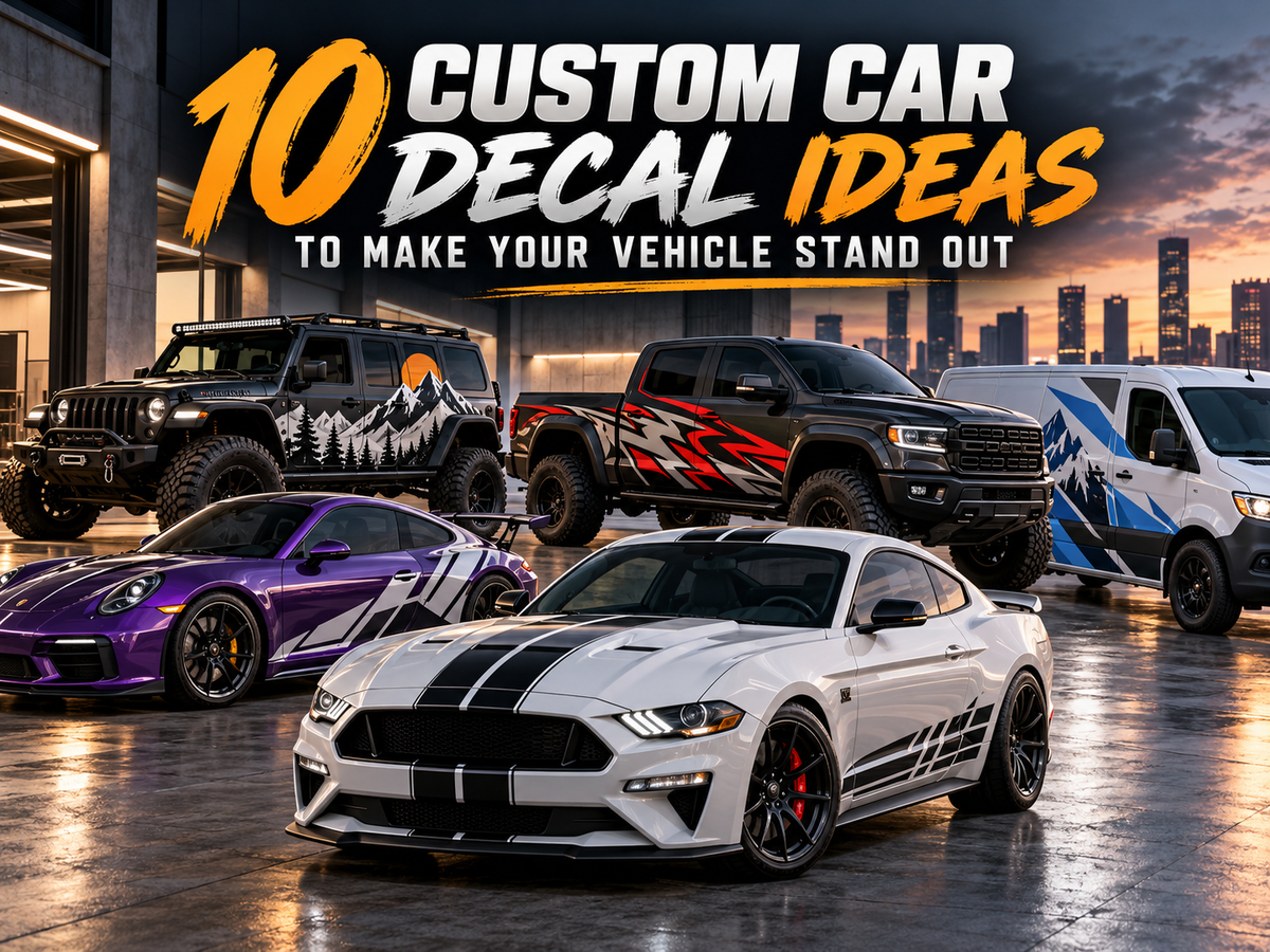 10 Custom Car Decal Ideas to Make Your Vehicle Stand Out