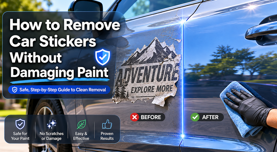 How to Remove Car Decals Without Damaging Your Paint