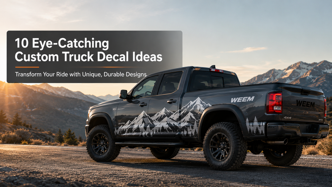 10 Custom Truck Decal Ideas That Turn Heads on the Road