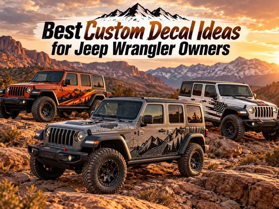 Best Custom Decal Ideas for Jeep Wrangler Owners