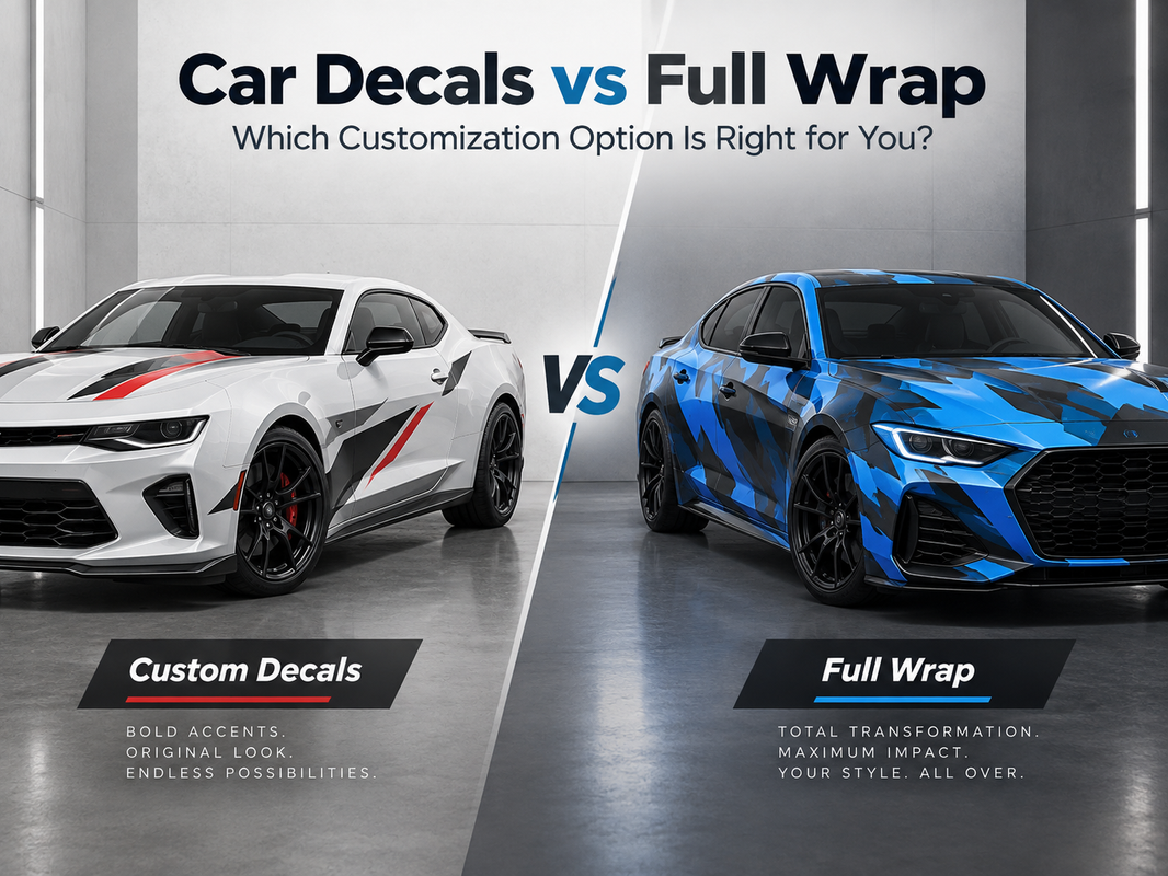 Car Decals vs Full Wrap: Which Customization Option Is Right for You?