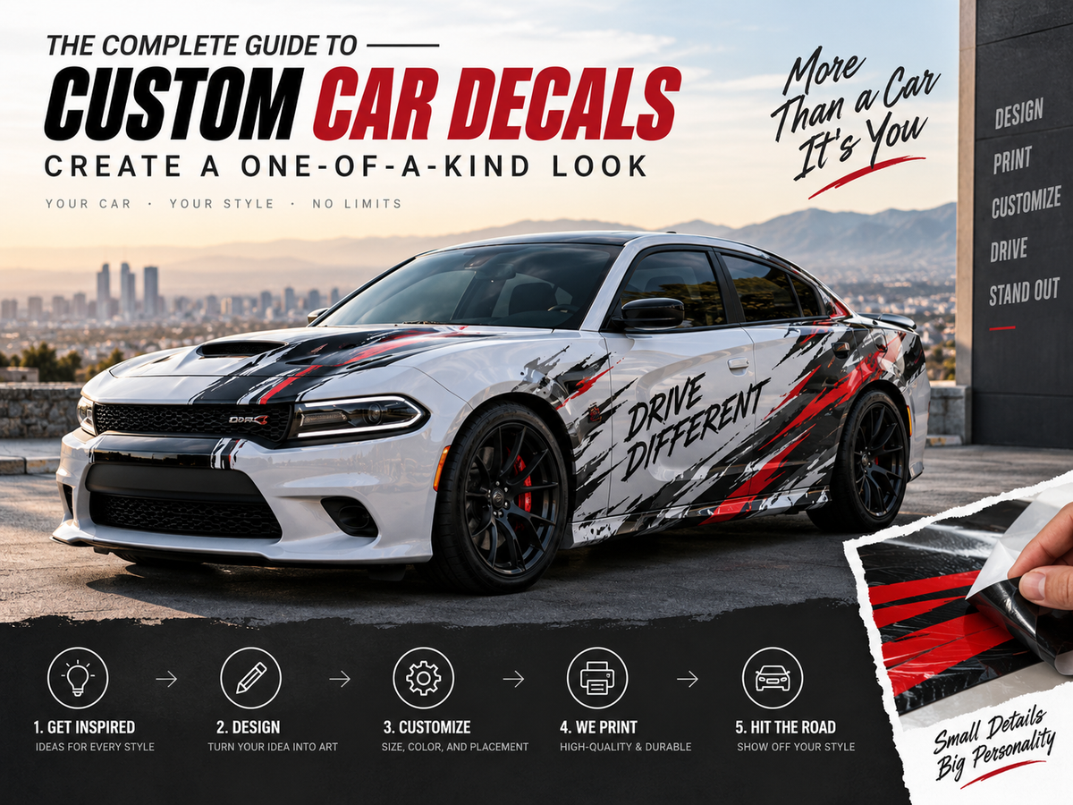 The Complete Guide to Custom Car Decals: Create a One-of-a-Kind Look
