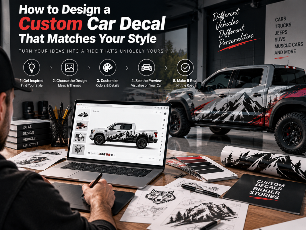How to Design a Custom Car Decal That Matches Your Style