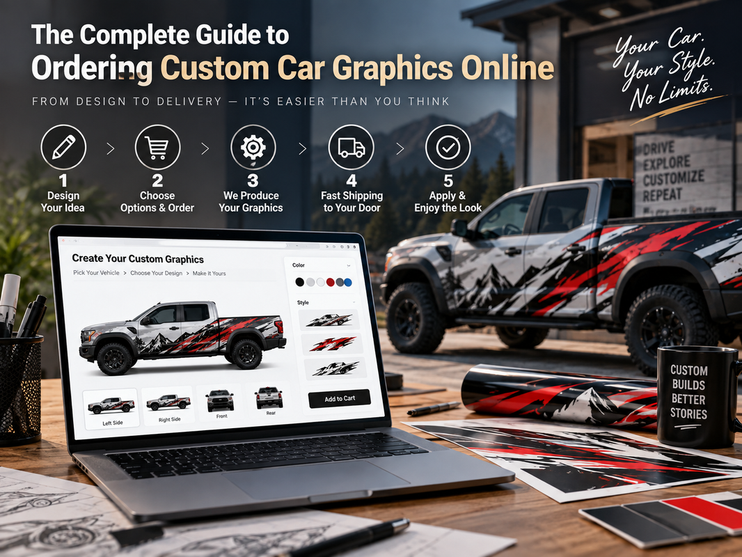 The Complete Guide to Ordering Custom Car Graphics Online