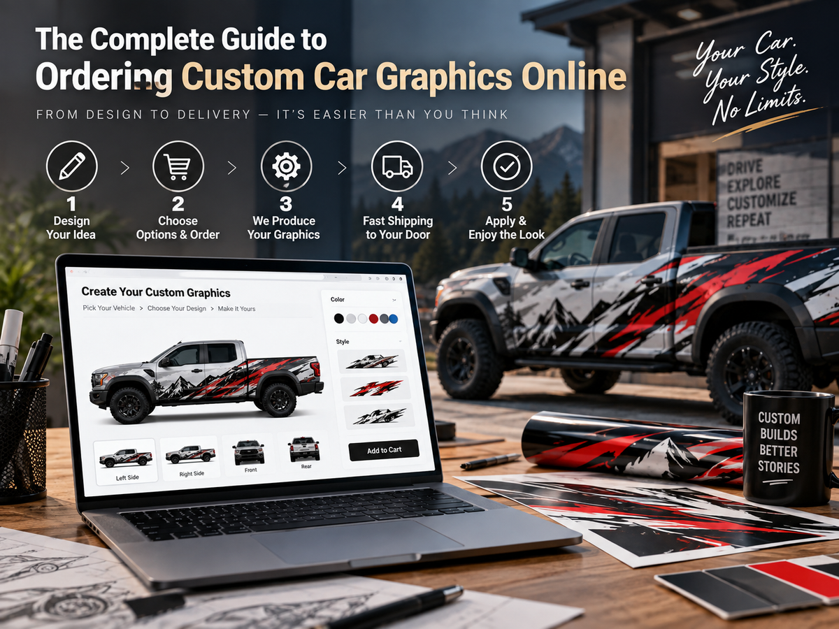 The Complete Guide to Ordering Custom Car Graphics Online