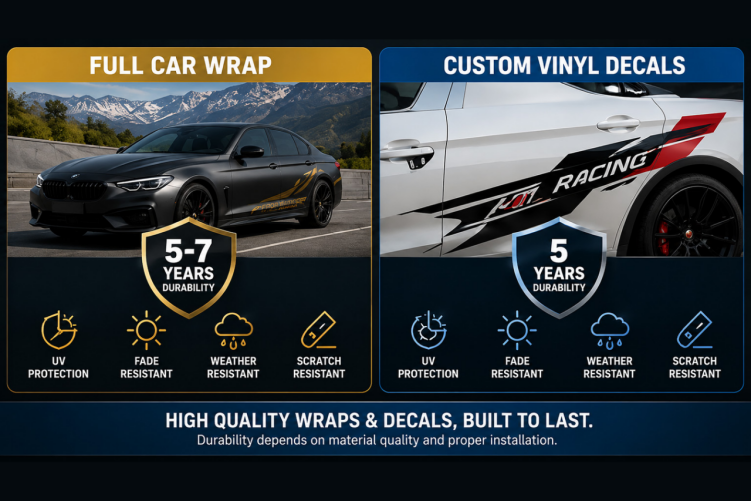 Vehicle Wraps vs. Decals: What's the Difference and Which Should You Choose?