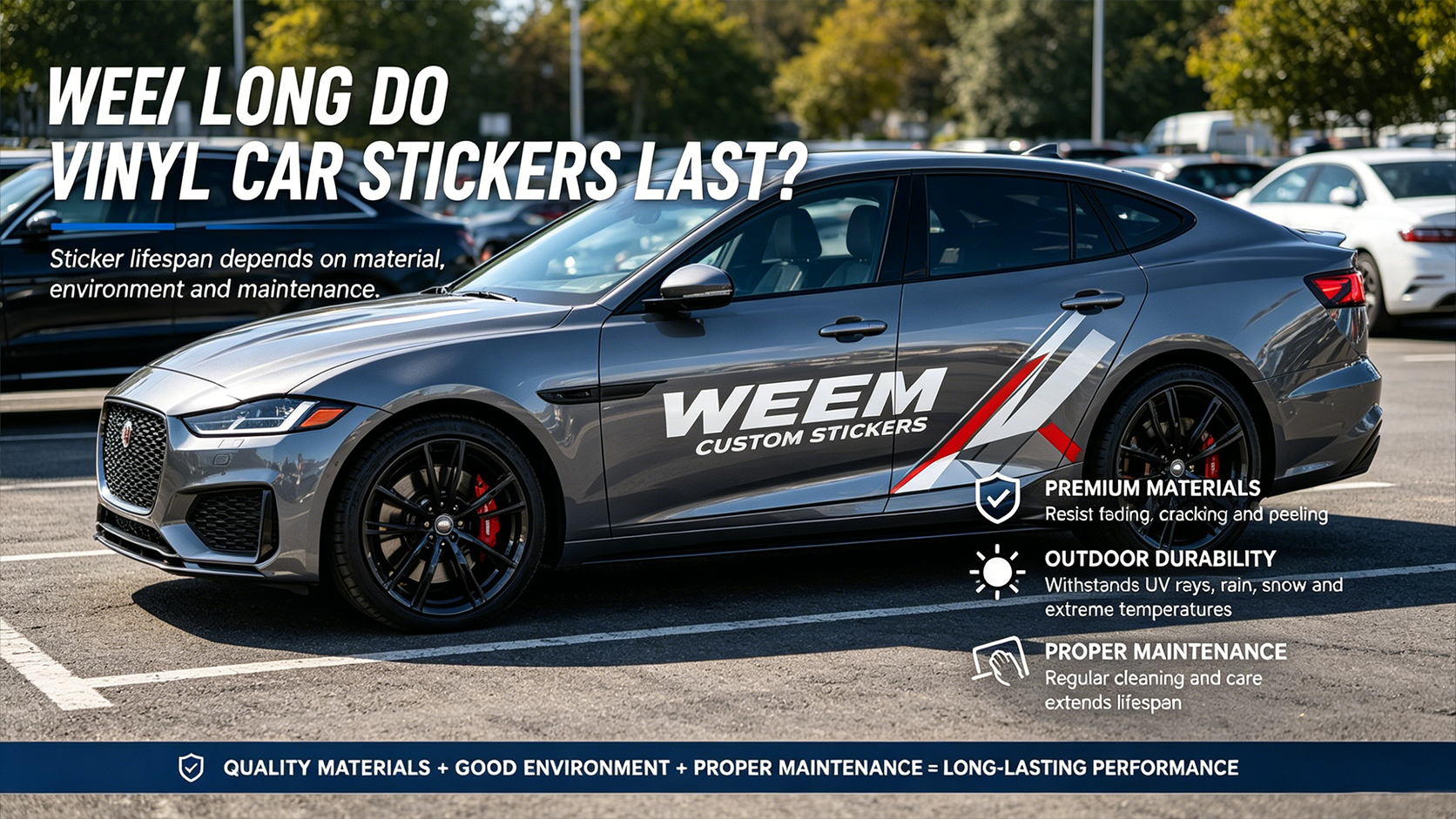 How Long Do Vinyl Car Decals Last? Complete Durability Guide
