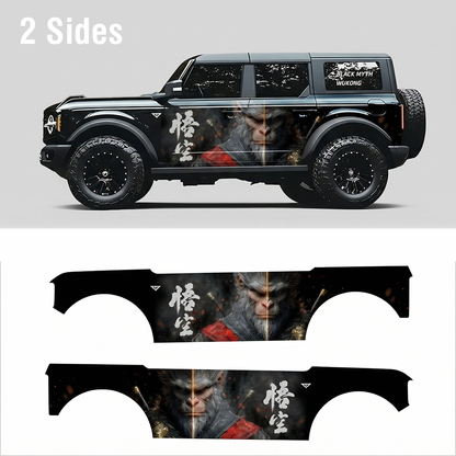 Wukong Monkey King SUV Decal | Mythical Warrior Side Vinyl Wrap