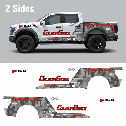 Cloud Strike Performance Car Decal for Ford Raptor | Racing Stripe Vinyl Wrap