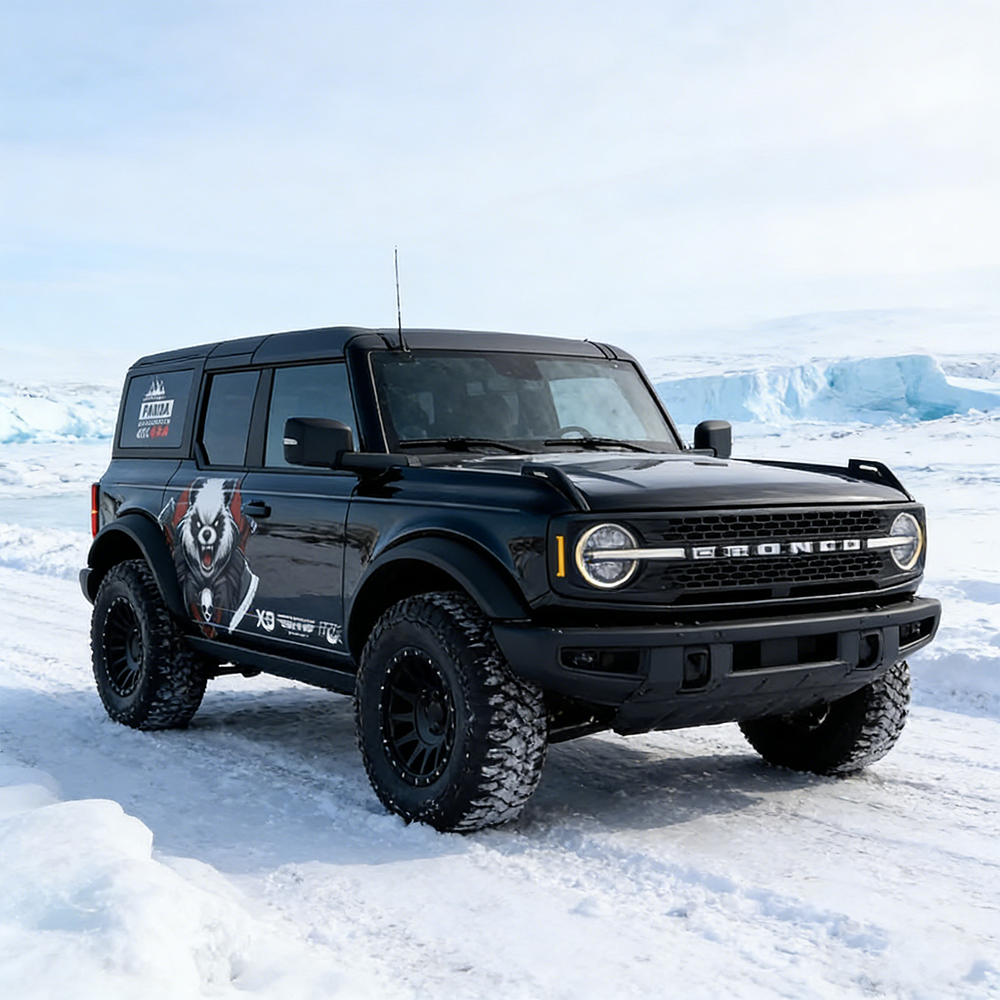 War Panda Off-Road SUV Decal | Skull Battle Style Side Graphic