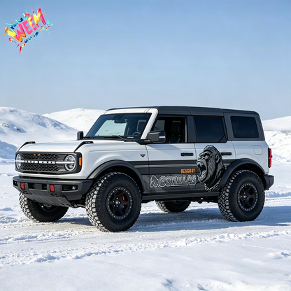 Black Gorilla Off-Road SUV Decal | Aggressive Side Graphic Kit