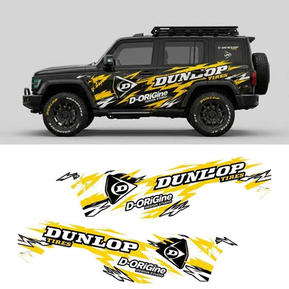 Off-Road SUV Racing Decal | Lightning Style 4x4 Vinyl Wrap