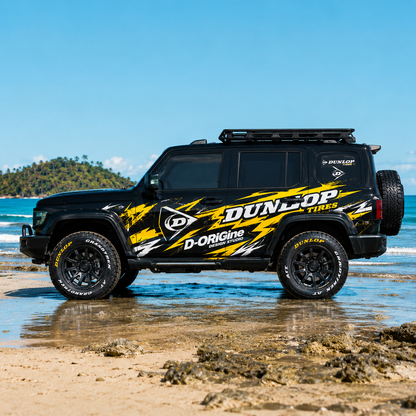 Off-Road SUV Racing Decal | Lightning Style 4x4 Vinyl Wrap