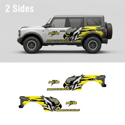 Eagle Graphic SUV Decal | Sport Racing Side Wrap Kit
