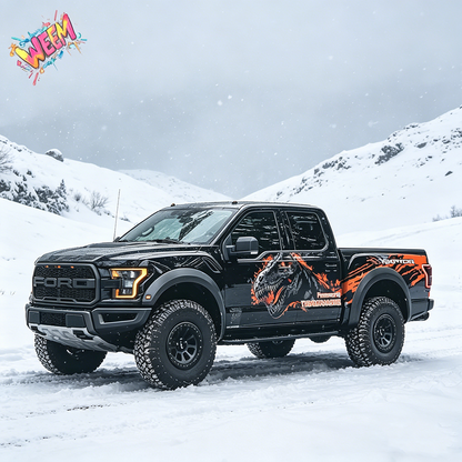 Tyrannosaurus Rex Truck Decal Kit | Raptor Style Off-Road Vinyl Wrap