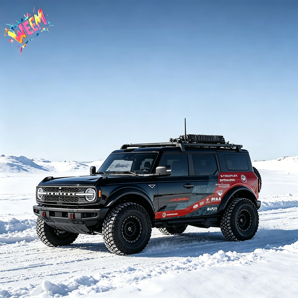 Racing Stripe SUV Decal | Performance Side Graphic Kit
