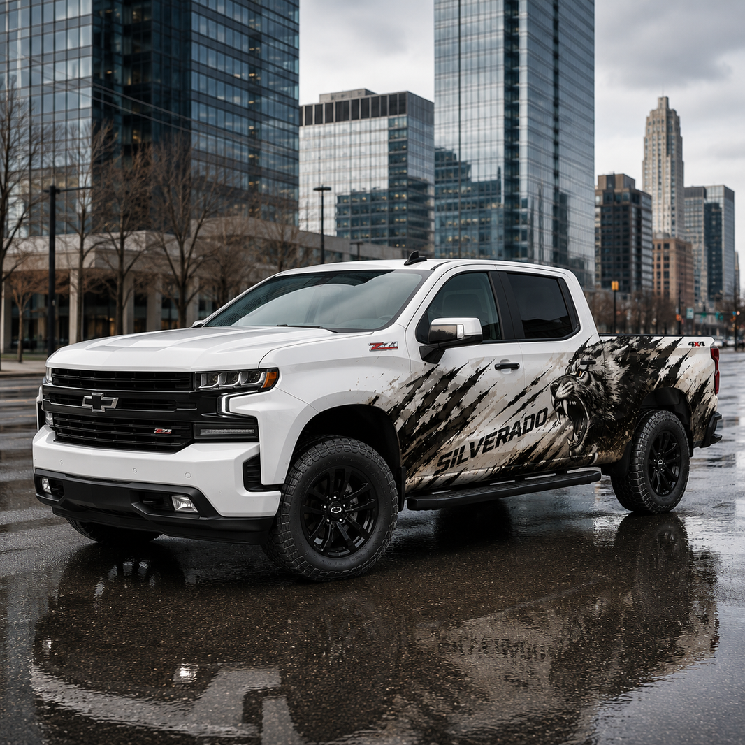 Beast Fury Truck Decal | Aggressive Off-Road Graphics Wrap