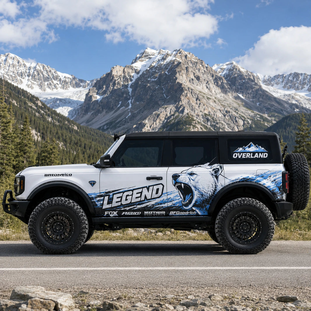 Polar Bear Off-Road SUV Decal | Legend Style Side Graphic Kit