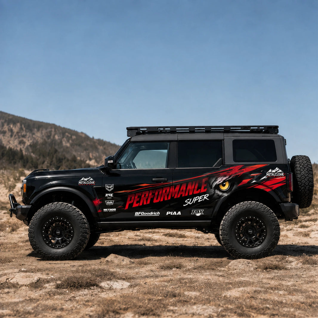 Racing Stripe SUV Decal | Performance Side Graphic Kit