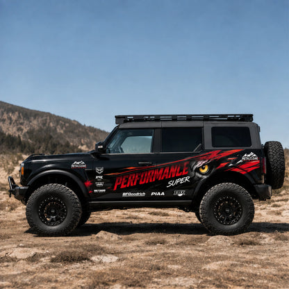 Racing Stripe SUV Decal | Performance Side Graphic Kit