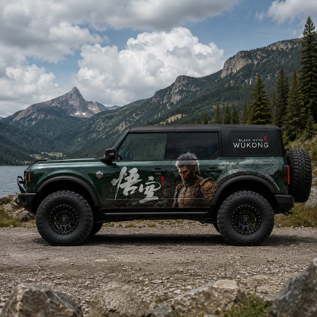 Wukong Monkey King SUV Decal | Mythical Warrior Side Vinyl Wrap