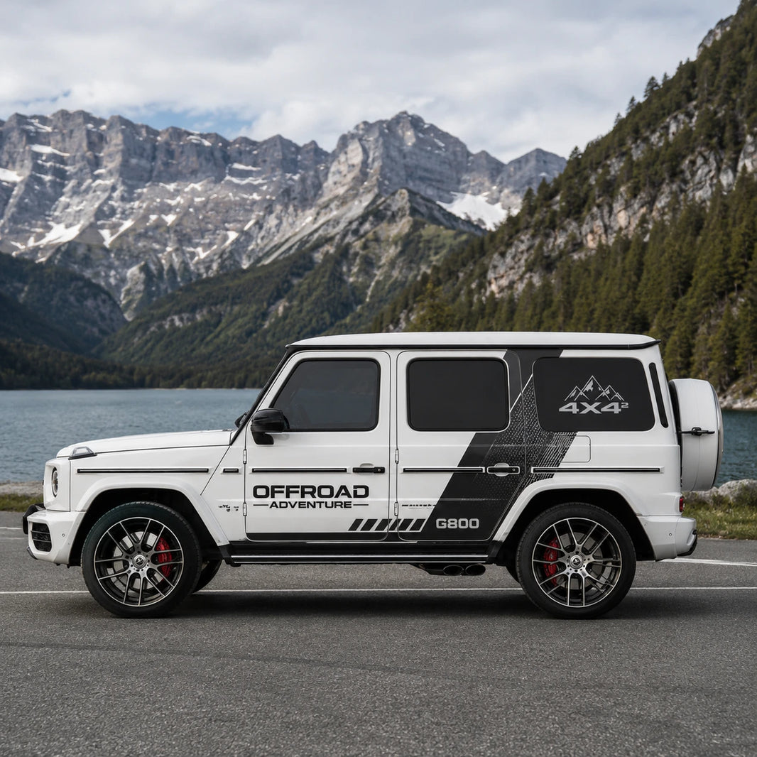 Sport Stripe SUV Decal | Modern Side Line Graphic Kit