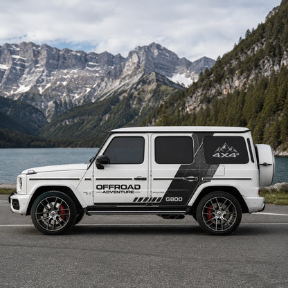 Sport Stripe SUV Decal | Modern Side Line Graphic Kit
