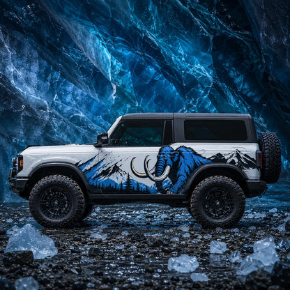 Blue Elephant Off-Road SUV Decal | Bold Side Graphic Kit