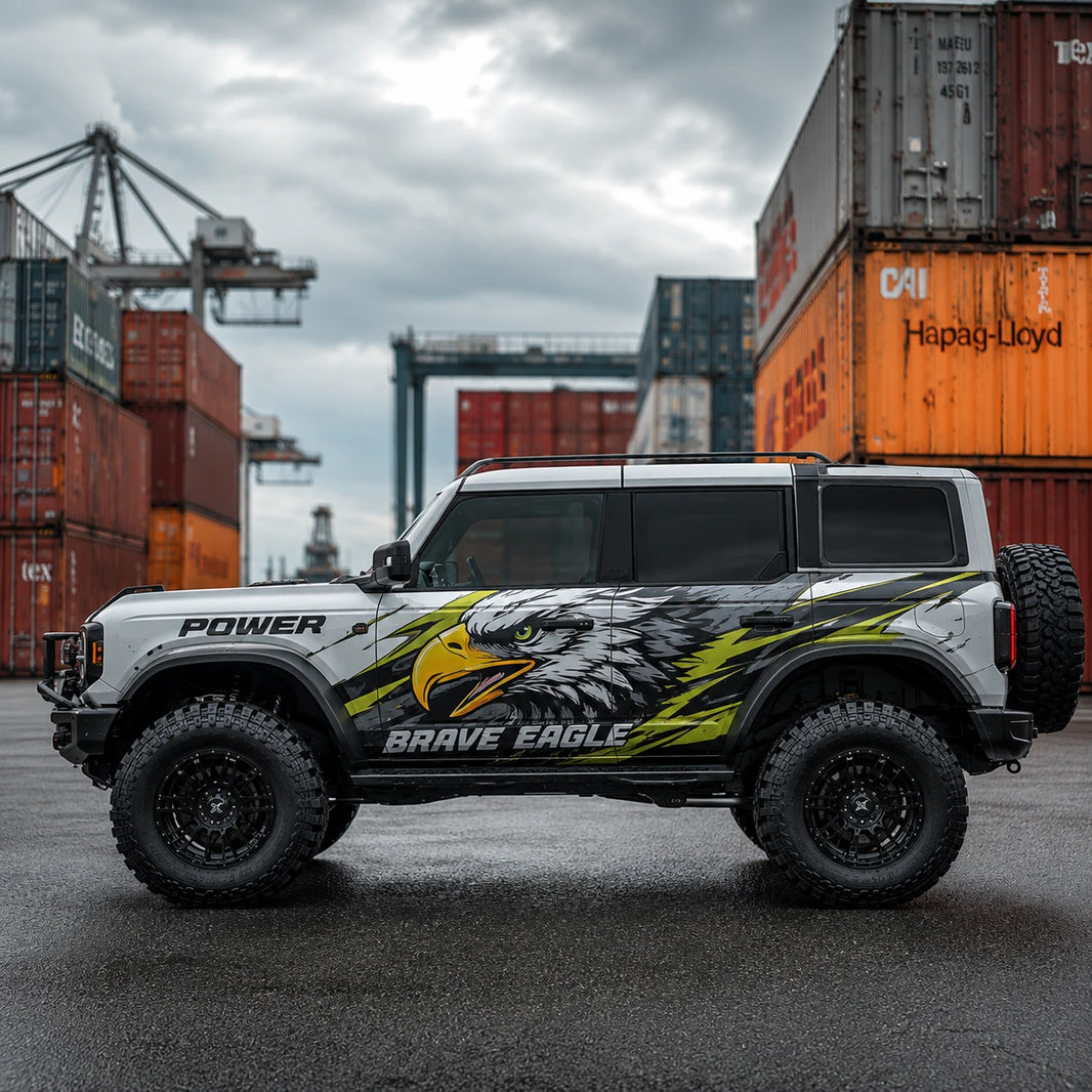 Eagle Graphic SUV Decal | Sport Racing Side Wrap Kit