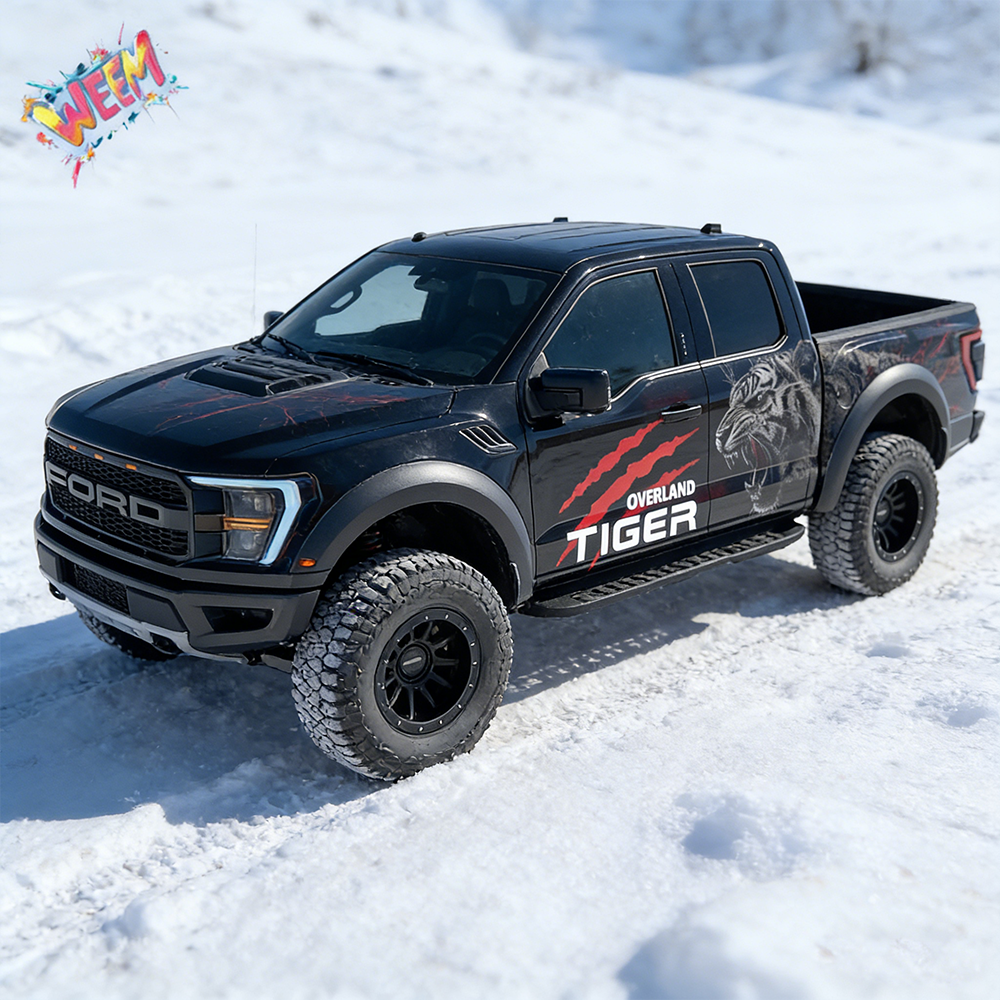 Tiger Beast Car Decal for Ford Raptor | Animal Graphic Vinyl Wrap