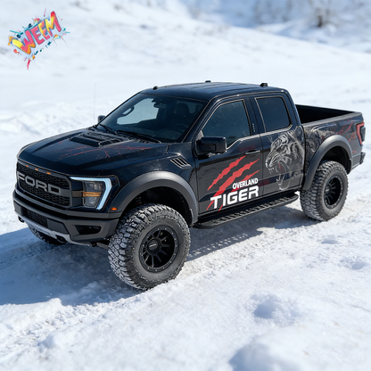 Tiger Beast Car Decal for Ford Raptor | Animal Graphic Vinyl Wrap