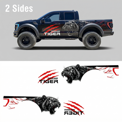 Tiger Beast Car Decal for Ford Raptor | Animal Graphic Vinyl Wrap