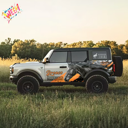 Wild Horse SUV Decal | Running Stallion Side Wrap Graphic