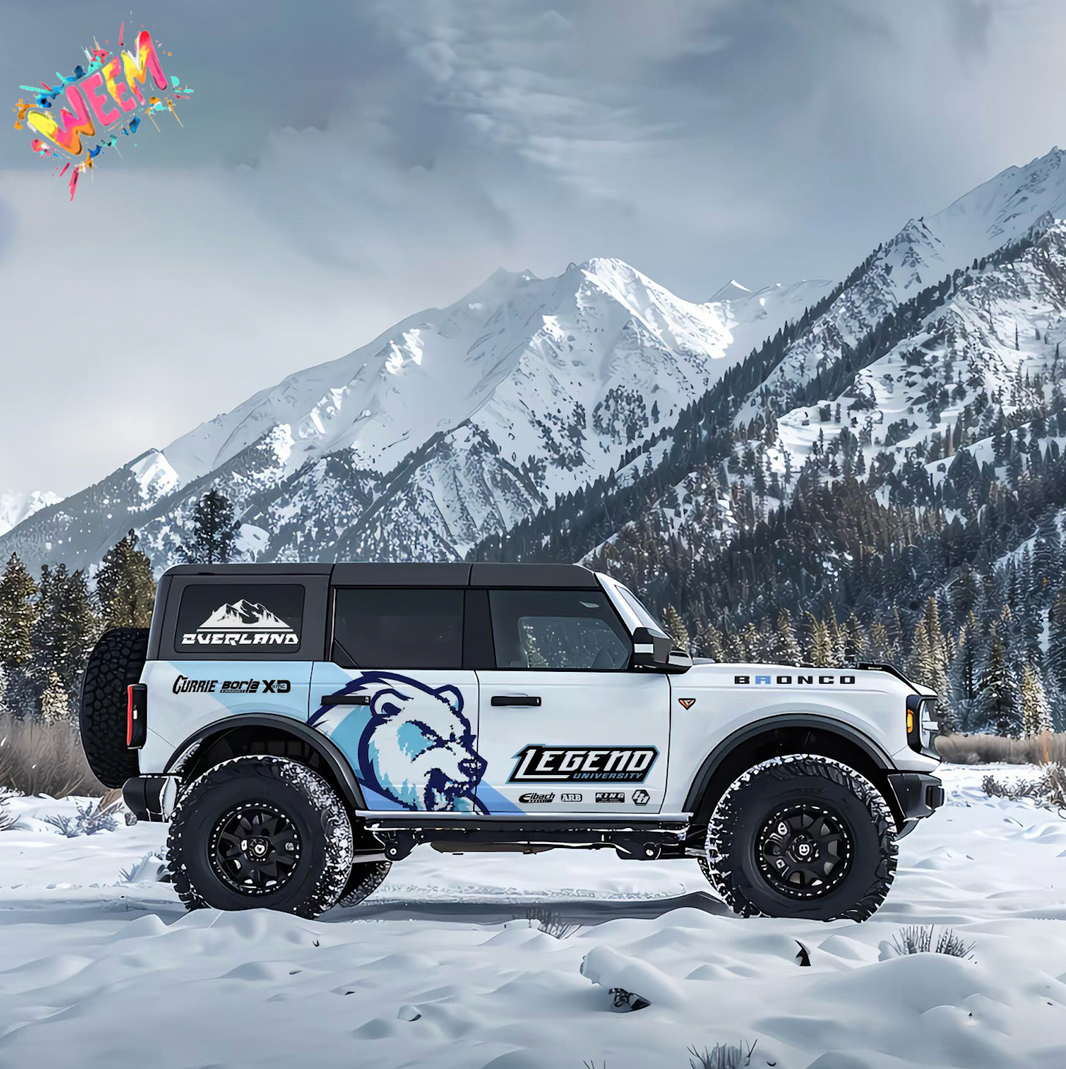 Polar Bear Off-Road SUV Decal | Legend Style Side Graphic Kit
