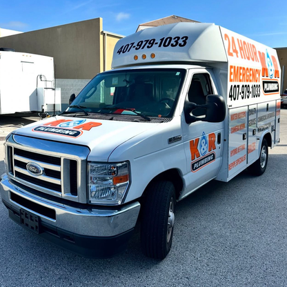 Emergency Plumbing Service Van Wrap | Bold Business Logo Vinyl Decal