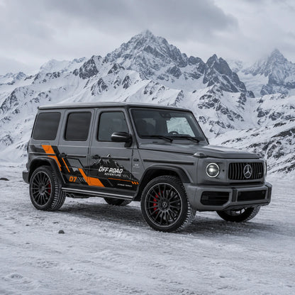 Z-Line Racing SUV Decal | Angular Stripe Off-Road Side Vinyl Wrap for Jeep & Bronco