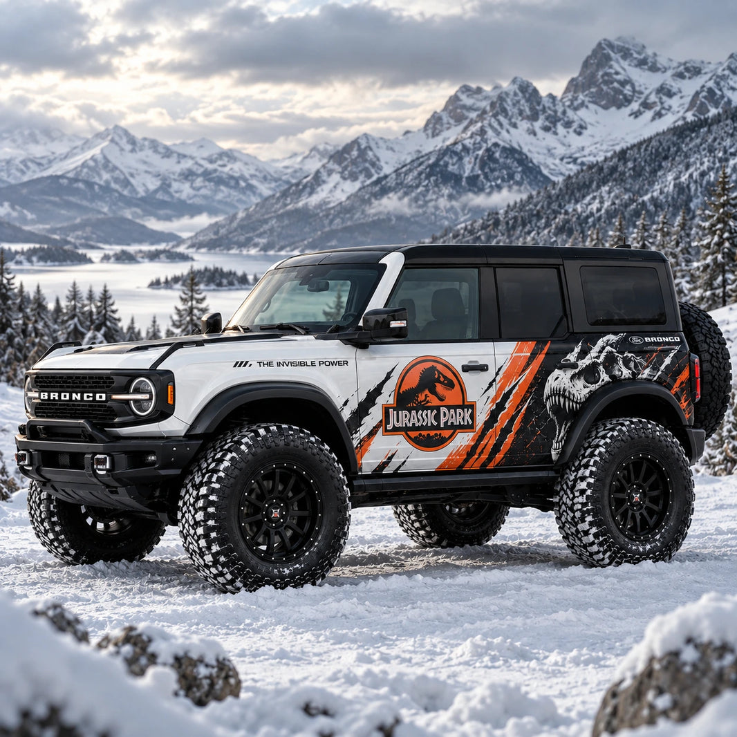 Claw Stripe Car Decal for Ford Bronco | Retro Scratch Vinyl Wrap
