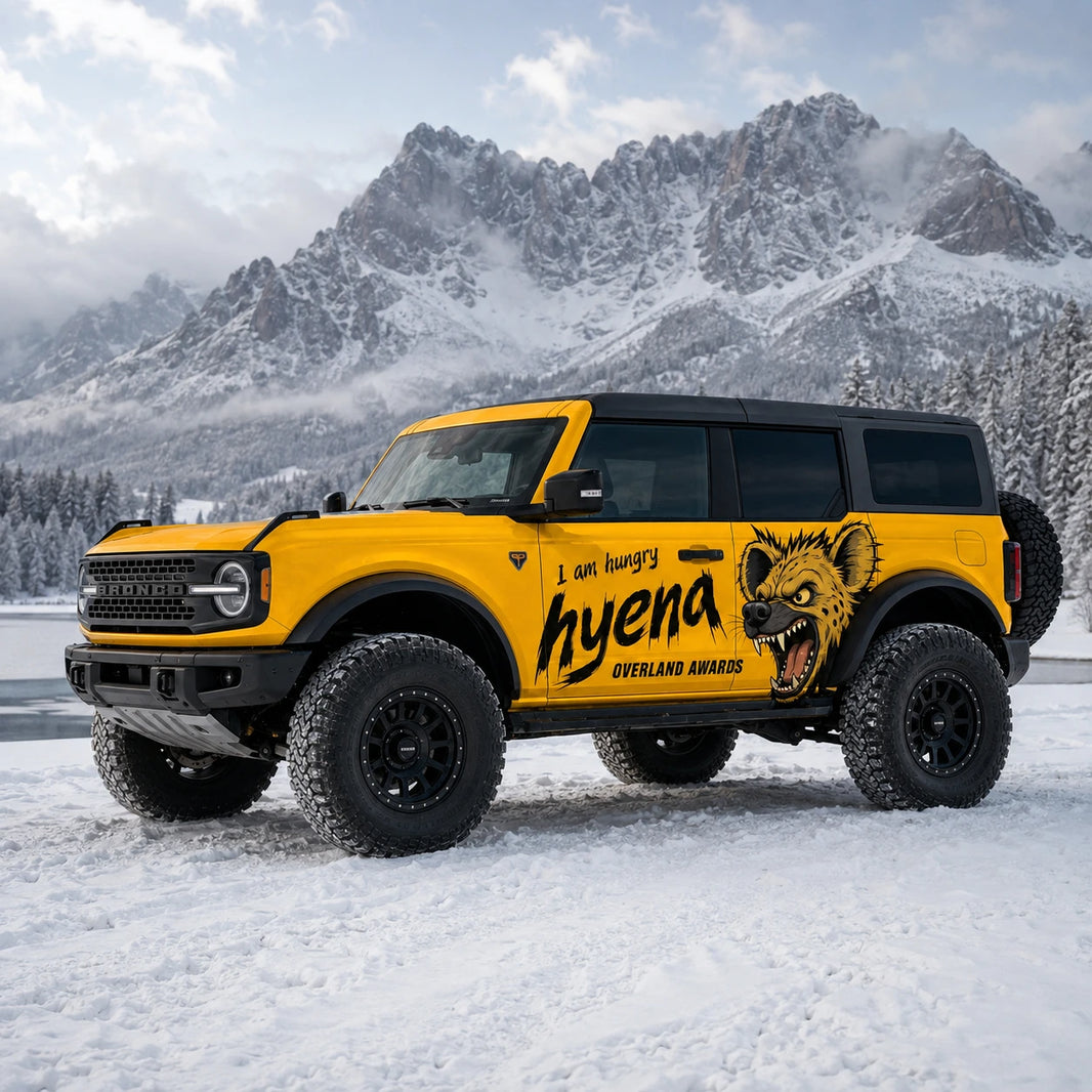 Hyena Off-Road SUV Decal | Aggressive Animal Side Graphic Kit
