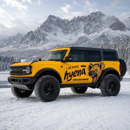 Hyena Off-Road SUV Decal | Aggressive Animal Side Graphic Kit