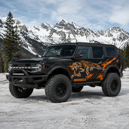 Leopard Streak SUV Decal | Dynamic Animal Side Graphic Kit