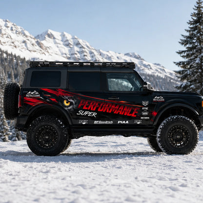 Racing Stripe SUV Decal | Performance Side Graphic Kit