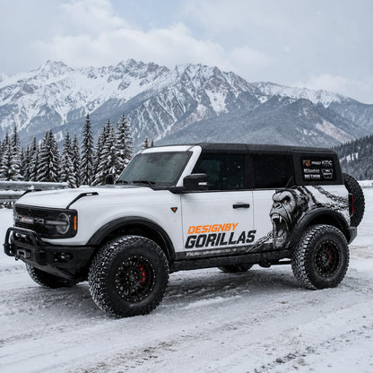 Black Gorilla Off-Road SUV Decal | Aggressive Side Graphic Kit