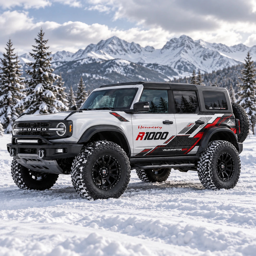 R1000 Performance Stripe SUV Decal for Bronco | Racing Style Side Graphic Wrap