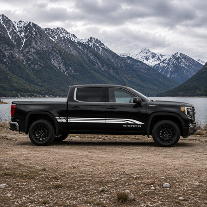 Sierra Triple Stripe Truck Decal for GMC Sierra 1500 | Sport Side Vinyl Wrap