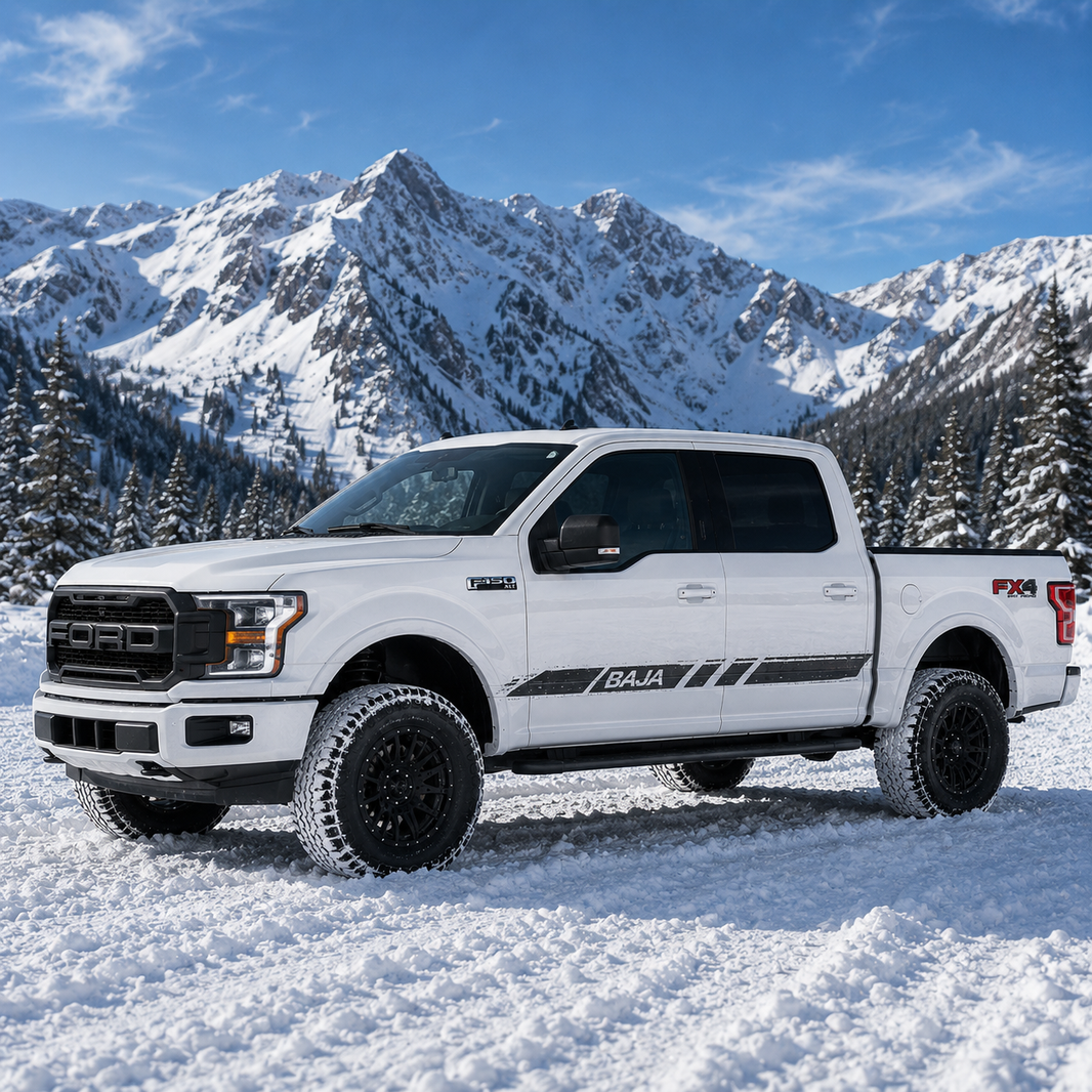 Baja Stripe Truck Decal for Ford F-150 | Off-Road Side Vinyl Wrap