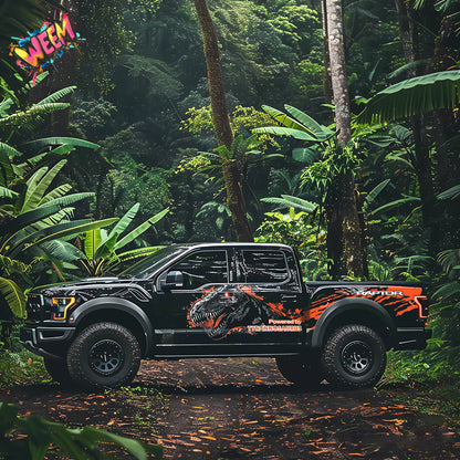 Tyrannosaurus Rex Truck Decal Kit | Raptor Style Off-Road Vinyl Wrap