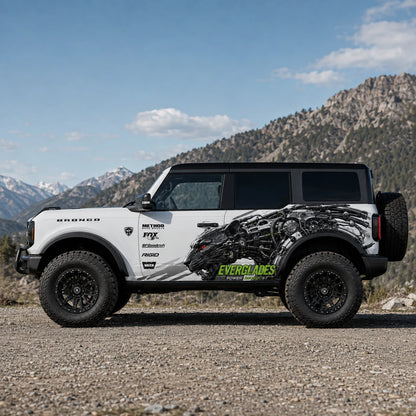 Cyber Panther SUV Decal | Futuristic Mech Animal Side Graphic Kit