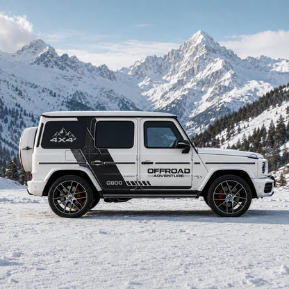 Sport Stripe SUV Decal | Modern Side Line Graphic Kit